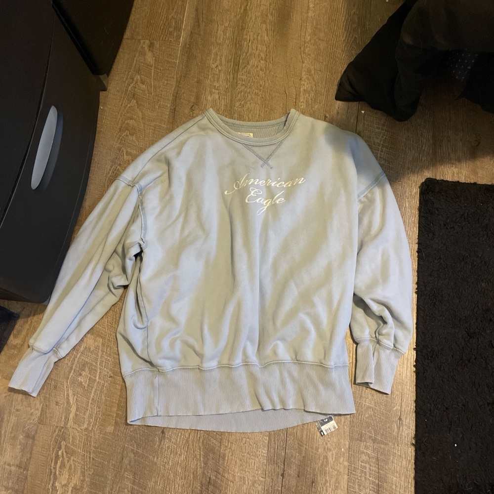 American Eagle Outfitters blue Crewneck Sweater